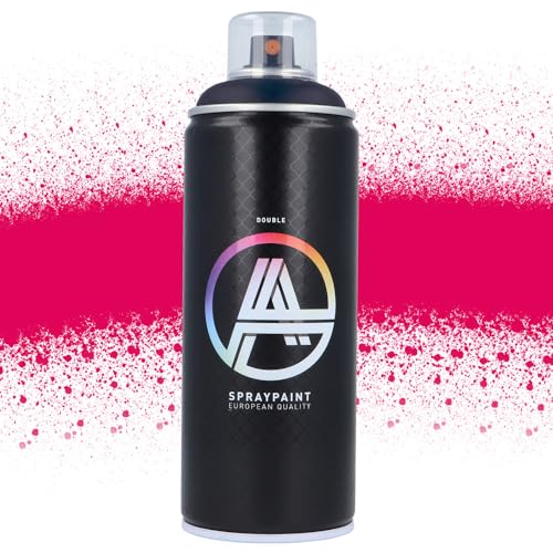 Double A Spraypaint Sprühdose 400ml Sprühfarbe Acryllack Sprühlack matt hochdeckend DIY Kunststoff Metall Möbel Deko (DA-296 Rasberry) von Double A Spraypaint
