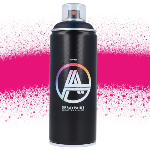 Double A Spraypaint Sprühdose 400ml Sprühfarbe Acryllack Sprühlack matt hochdeckend DIY Kunststoff Metall Möbel Deko (DA-300 Light Raspberry) von Double A Spraypaint