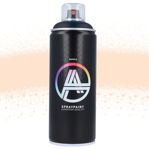 Double A Spraypaint Sprühdose 400ml Sprühfarbe Acryllack Sprühlack matt hochdeckend DIY Kunststoff Metall Möbel Deko (DA-326 Light Teint) von Double A Spraypaint