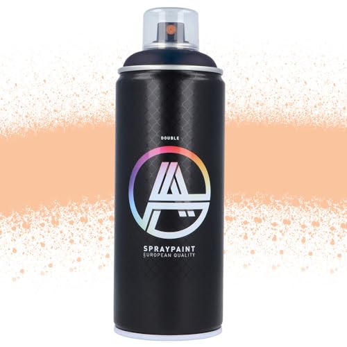 Double A Spraypaint Sprühdose 400ml Sprühfarbe Acryllack Sprühlack matt hochdeckend DIY Kunststoff Metall Möbel Deko (DA-330 Peach) von Double A Spraypaint
