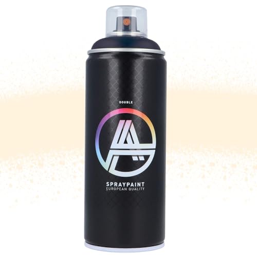 Double A Spraypaint Sprühdose 400ml Sprühfarbe Acryllack Sprühlack matt hochdeckend DIY Kunststoff Metall Möbel Deko (DA-332 Eggshell) von Double A Spraypaint