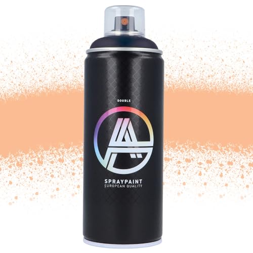 Double A Spraypaint Sprühdose 400ml Sprühfarbe Acryllack Sprühlack matt hochdeckend DIY Kunststoff Metall Möbel Deko (DA-360 Peachy) von Double A Spraypaint
