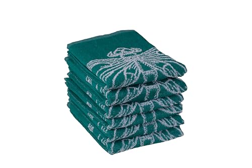DoubleDry Küchentücher Baumwolle - 50x50cm - Frotteetücher - Oeko-Tex Zertifiziert - Hochwertige Küchenhandtücher - Smaragdlibel, Grünblau DoubleDry Küchentücher Baumwolle - 50x50cm - Frotteetücher - Oeko-Tex Zertifiziert - Hochwertige Küchenhandtücher - Smaragdlibel, Grünblau von DoubleDry