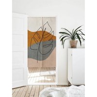 Aquarell Kunst Tür Vorhang, Wandteppich Videoanruf Hintergrund Dekor, Moderne Druck Baumwolle Leinen Vorhang Raum Teilen von DoubleKong