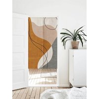 Aquarell Kunst Tür Vorhang, Wandteppich Videoanruf Hintergrund Dekor, Moderne Druck Baumwolle Leinen Vorhang Raum Teilen von DoubleKong