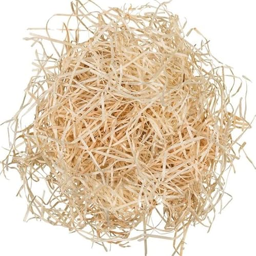 Doubleyou Geovlies & Baustoffe 10 Kilogramm (10Kg) Holzwolle | Natur | Erdbeerholzwolle | In Deutschland hergestellt | Ideal als Füllmaterial oder zur Dekoration | Unbehandelt von Doubleyou Geovlies & Baustoffe