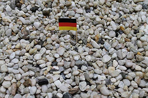 Doubleyou Geovlies & Baustoffe 1kg bis 30 kg Aquariumkies - Made in Germany - Quarzsand -Taunusquarz grau-Weiss,8-16 mm von Doubleyou Geovlies & Baustoffe