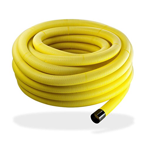 Doubleyou Geovlies & Baustoffe | Drainage | Drainagerohr | DN50 Gelocht | 30 Meter | Flexibles PVC-U Dränrohr | DIN 1187 | Effektive Entwässerung für Keller, Garten und mehr... von Doubleyou Geovlies & Baustoffe
