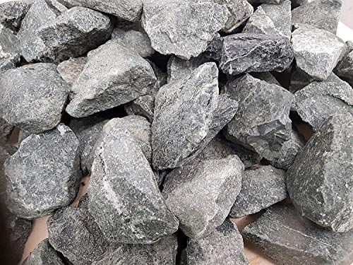 Saunasteine 50-80 mm Diabas (25kg) 0,96/kg. vorgewaschen von Doubleyou Geovlies & Baustoffe