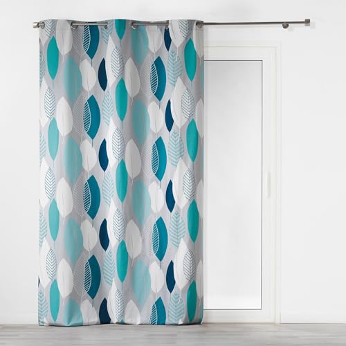 COTON D'INTERIEUR Innenmaterial: Baumwolle., Baumwolle, blau, 240x140 cm von Douceur d'Intérieur