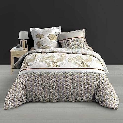 Douceur d'Intérieur, 3-teiliges Bettwäsche-Set (240 x 220 cm) Melisse, Baumwoll-Perkal Douceur d'Intérieur, 3-teiliges Bettwäsche-Set (240 x 220 cm) Melisse, Baumwoll-Perkal von Douceur d'Intérieur