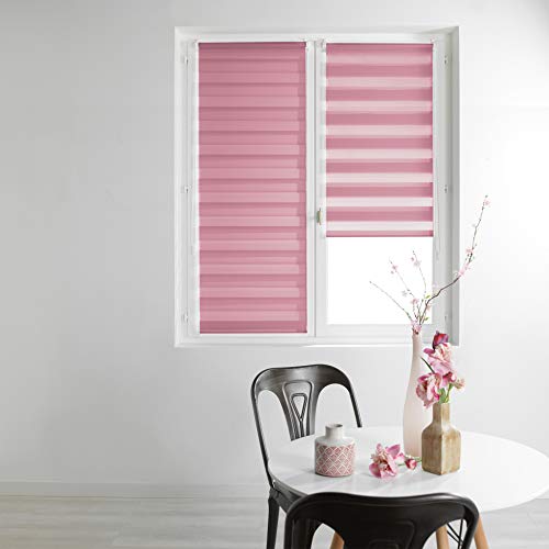 Douceur d'Intérieur, Day and Night Rollo (90 x 180 cm) Daynight Pink, Polyester von Douceur d'Intérieur