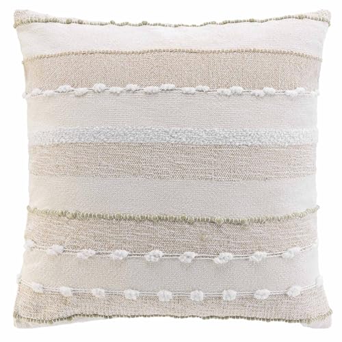 Douceur d'Intérieur, Kissen mit abnehmbarem Bezug, 60 x 60 cm, Baumwolle/Polyester Douceur d'Intérieur, Kissen mit abnehmbarem Bezug, 60 x 60 cm, Baumwolle/Polyester von Douceur d'Intérieur