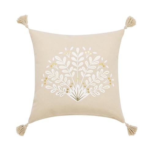 Douceur d'Intérieur, Kissen mit abnehmbarem Bezug (45 x 45 cm) Majestia, Baumwolle/Polyester, Bedruckt von Douceur d'Intérieur