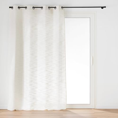 Douceur d'Intérieur, Nando Ösenvorhang, 140 x 260 cm, Leinenoptik, gewebt Douceur d'Intérieur, Nando Ösenvorhang, 140 x 260 cm, Leinenoptik, gewebt von Douceur d'Intérieur