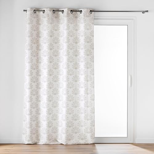 Douceur d'Intérieur, Ösenvorhang Majestia, 140 x 260 cm, Polyester, Bedruckt mit Metallic-Muster Douceur d'Intérieur, Ösenvorhang Majestia, 140 x 260 cm, Polyester, Bedruckt mit Metallic-Muster von Douceur d'Intérieur