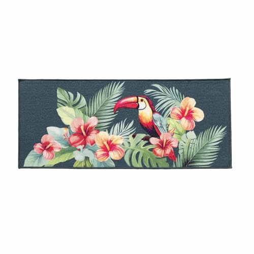 Douceur d'Intérieur, Teppich Moorea, rechteckig, 50 x 120 cm, Digitaldruck Douceur d'Intérieur, Teppich Moorea, rechteckig, 50 x 120 cm, Digitaldruck von Douceur d'Intérieur