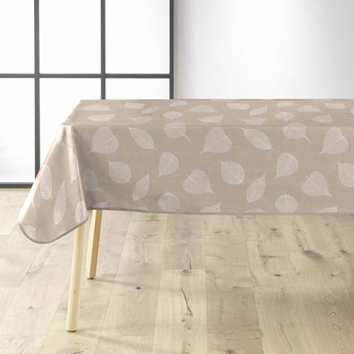 Douceur d'Intérieur, Tischdecke, rechteckig, 140 x 240 cm, weiße Blätter, PVC, Textilia Douceur d'Intérieur, Tischdecke, rechteckig, 140 x 240 cm, weiße Blätter, PVC, Textilia von Douceur d'Intérieur