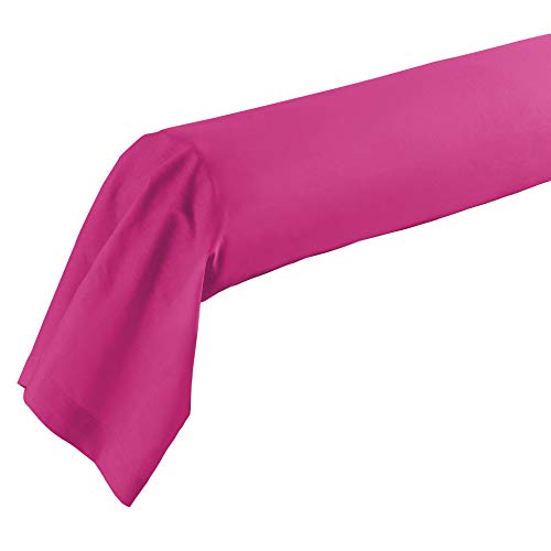 Douceur D'Intérieur - 1640724 Nackenrollenbezuge , Lit Uni , pink, 185 x 85 cm von Douceur d'Intérieur
