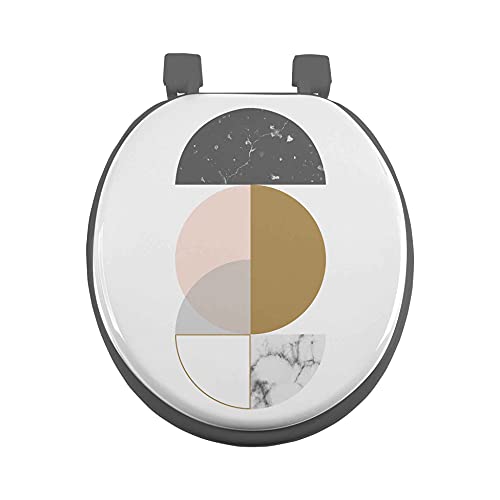 Douceur d'Intérieur 1801341 WC-Sitz, MDF, mehrfarbig, 37 x 47 cm von Douceur d'Intérieur