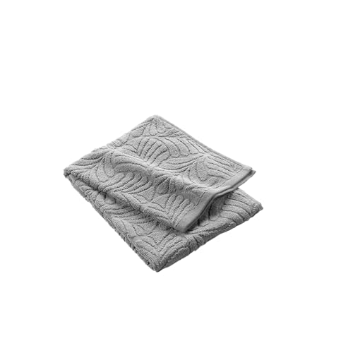 Douceur d'Intérieur Amazone Handtuch (50 x 90 cm), Hellgrau, 100 Prozent Baumwolle von Douceur d'Intérieur