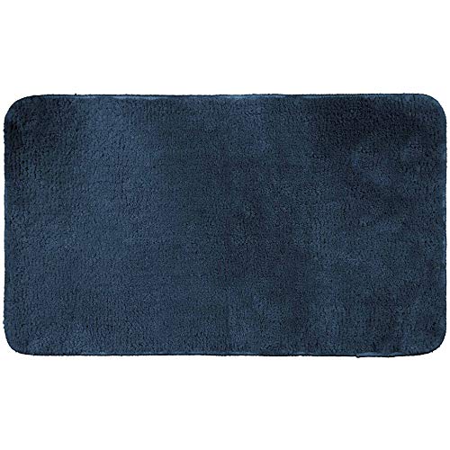 Douceur d'Intérieur DOLCY Badematte, 100% Polyester, Indigo, 45 x 75 cm von Douceur d'Intérieur