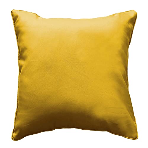 Douceur d'Intérieur Essentiel Kissen, Paspel, Polyester, Honig, 60 x 60 cm Douceur d'Intérieur Essentiel Kissen, Paspel, Polyester, Honig, 60 x 60 cm von Douceur d'Intérieur