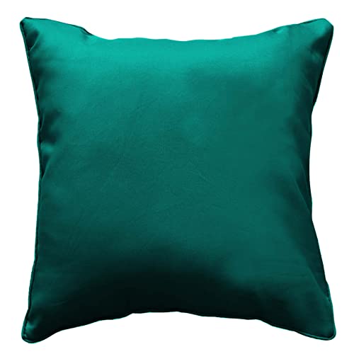 Douceur d'Intérieur Essentiel Kissen, Smaragd, 60 x 60 cm von Douceur d'Intérieur