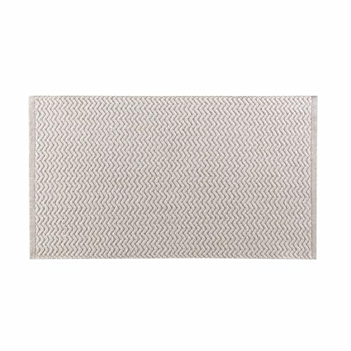 Douceur d'Intérieur Flavio Teppich, rechteckig (50 x 80 cm), Baumwolle und gewebter Polyester von Douceur d'Intérieur