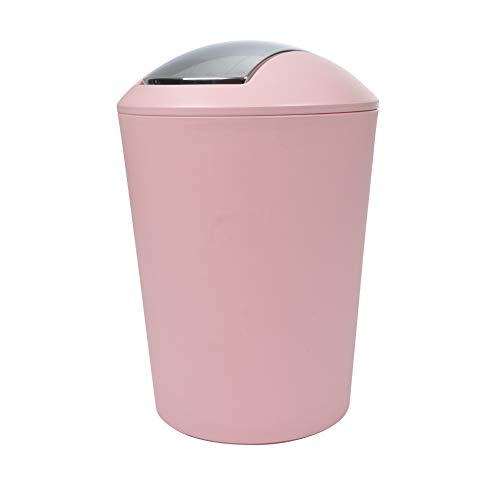 Douceur d'Intérieur Flic Flac Abfalleimer, 5.6 L Powder Pink von Douceur d'Intérieur