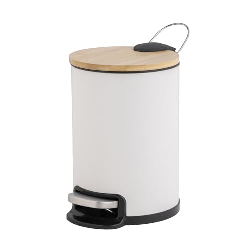 Douceur d'Intérieur Mülleimer, Weiß, 3 l von Douceur d'Intérieur