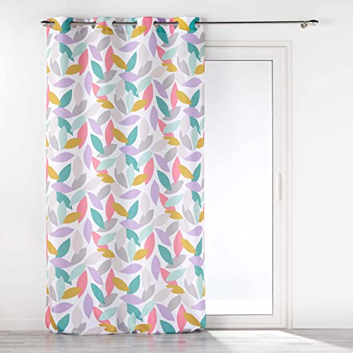 Douceur d'Intérieur Ösenvorhang Fantasia, 140 x 260 cm, Polyester, Bedruckt von Douceur d'Intérieur