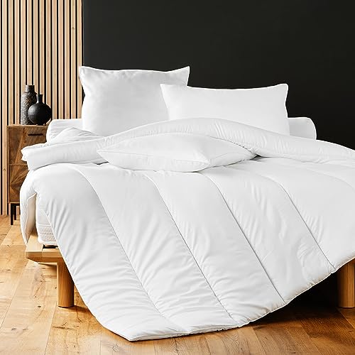 Douceur d'Intérieur Steppdecke für Doppelbett, 260 x 240 cm, Polyester, mit Milbenschutz von Douceur d'Intérieur