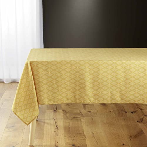 Douceur d'Intérieur, Tischdecke, rechteckig, 140 x 240 cm, Blumenmuster, Taupe, Mikrofaser, Bedruckt Douceur d'Intérieur, Tischdecke, rechteckig, 140 x 240 cm, Blumenmuster, Taupe, Mikrofaser, Bedruckt von Douceur d'Intérieur