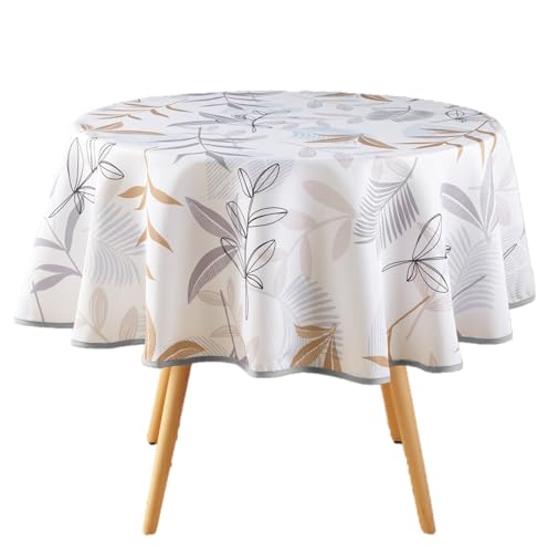 Douceur d'Intérieur Tischdecke, rund, 180 cm, Polyester, Motiv Miraline von Douceur d'Intérieur