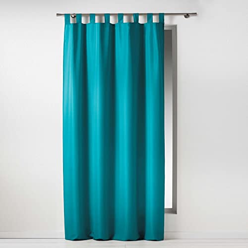 Douceur d'Intérieur Vorhang mit Schlaufen, 140 x 260 cm, Polyester, einfarbig, Petrol Douceur d'Intérieur Vorhang mit Schlaufen, 140 x 260 cm, Polyester, einfarbig, Petrol von Douceur d'Intérieur