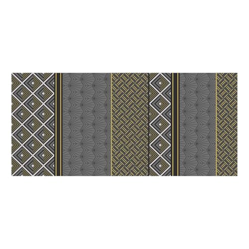 Douceur d'Intérieur Wachstuchs-Rolle (RLX 1,40 m x 20 m) Belor schwarz, PVC, Bedruckt mit metallischem Waffel von Douceur d'Intérieur