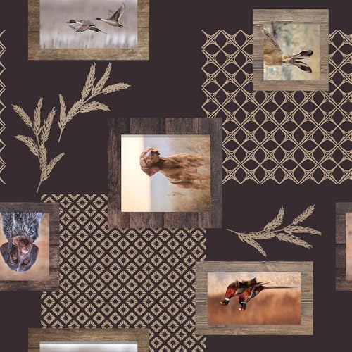 Douceur d'Intérieur Wachstuchs-Rolle (RLX 1,40 m x 20 m) Colvert Taupe, PVC Photoprint von Douceur d'Intérieur
