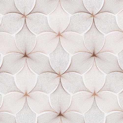 Douceur d'Intérieur Wachstuchs-Rolle (RLX 1,40 m x 20 m) Vanita, PVC Textilia mit Pailletten von Douceur d'Intérieur