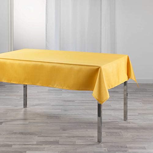 Douceur d'Intérieur Shana Rechteckige Tischdecke, Polyester, senf, 150 x 240 cm von Douceur d'Intérieur