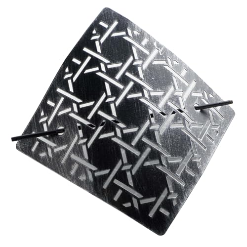 Douceur d'Intérieur Weiche Innenraffhalter Brosche 16,5 x 16,5 cm Metall Patina Bobix schwarz/Silber Douceur d'Intérieur Weiche Innenraffhalter Brosche 16,5 x 16,5 cm Metall Patina Bobix schwarz/Silber von Douceur d'Intérieur