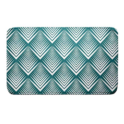 douceur d'Intérieur Blue Badteppich, Mehrfarbig, 45 x 75 cm von Douceur d'Intérieur