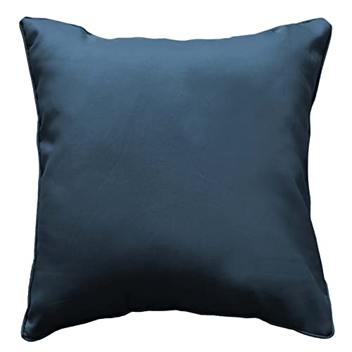Douceur d'Intérieur Essentiel Kissen, Marineblau, 60 x 60 cm von Douceur d'Intérieur