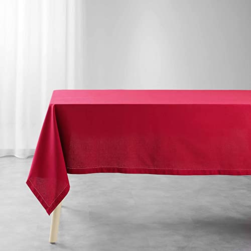 Douceur d'Intérieur, Tischdecke, rechteckig, 140 x 240 cm, Rot, Baumwolle, Uni, Charline Douceur d'Intérieur, Tischdecke, rechteckig, 140 x 240 cm, Rot, Baumwolle, Uni, Charline von Douceur d'Intérieur