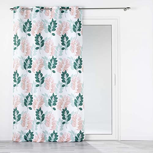 Douceur d'Intérieur, Ösenvorhang, 140 x 280 cm, Belline, Weiß/Smaragd, Polyester, Bedruckt Douceur d'Intérieur, Ösenvorhang, 140 x 280 cm, Belline, Weiß/Smaragd, Polyester, Bedruckt von Douceur d'Intérieur