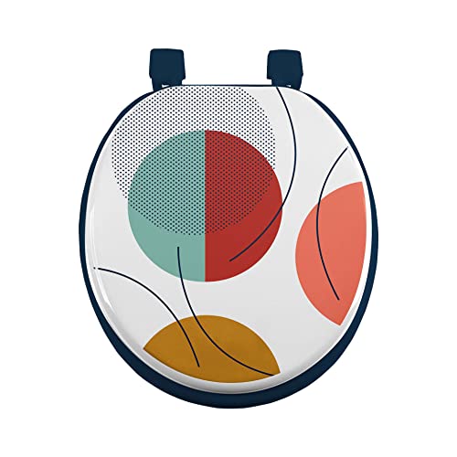 Douceur d'Intérieur 1801857 Color Pop WC-Sitz, Blau, 37 x 47 cm von Douceur d'Intérieur