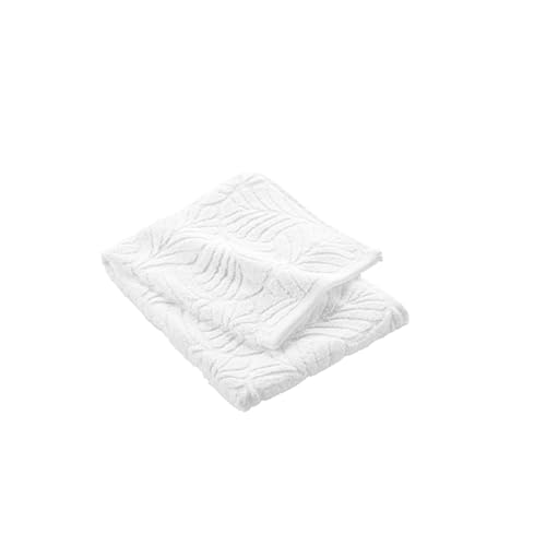 Douceur d'Intérieur Amazone Handtuch (50 x 90 cm), Weiß, 100 Prozent Baumwolle von Douceur d'Intérieur