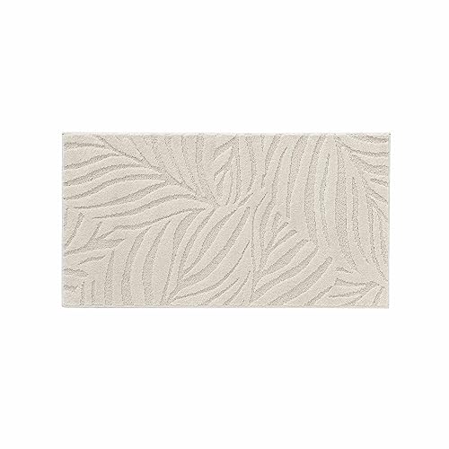 Douceur d'Intérieur Ankara rechteckiger Teppich (60 x 110 cm), einfarbig, Relief von Douceur d'Intérieur
