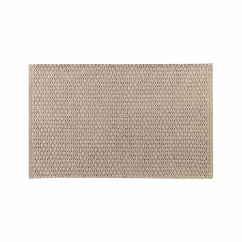 Douceur d'Intérieur Athena Teppich, rechteckig (50 x 80 cm), Camel, Baumwolle und gewebter Polyester von Douceur d'Intérieur