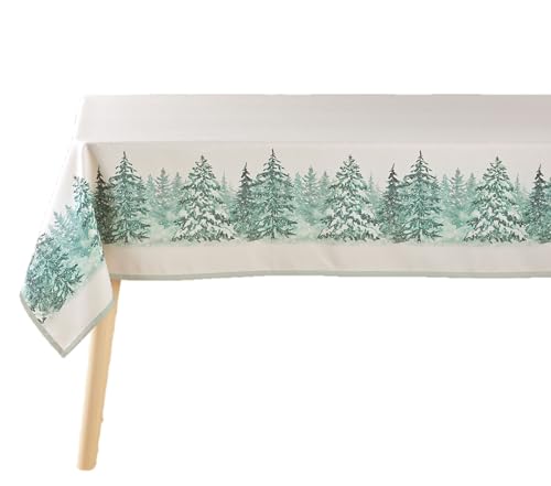Douceur d'Intérieur Christmas Tischdecke, rechteckig (150 x 240 cm), bedrucktes Polyester von Douceur d'Intérieur